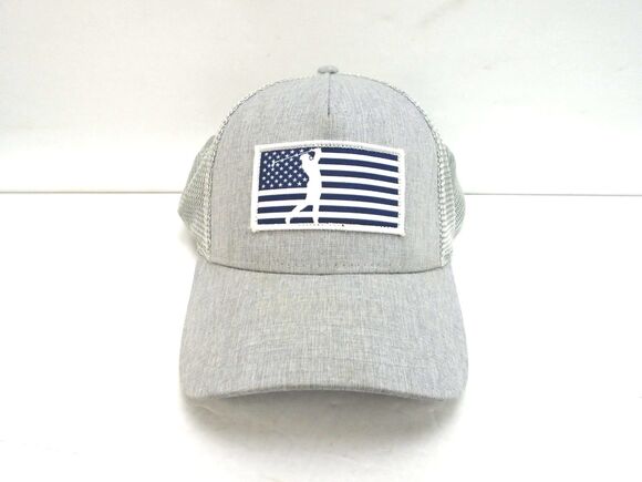 Walter Hagen Other - Walter Hagen Golf Baseball Fitted Hat Cap American Flag Gray Size L/XL